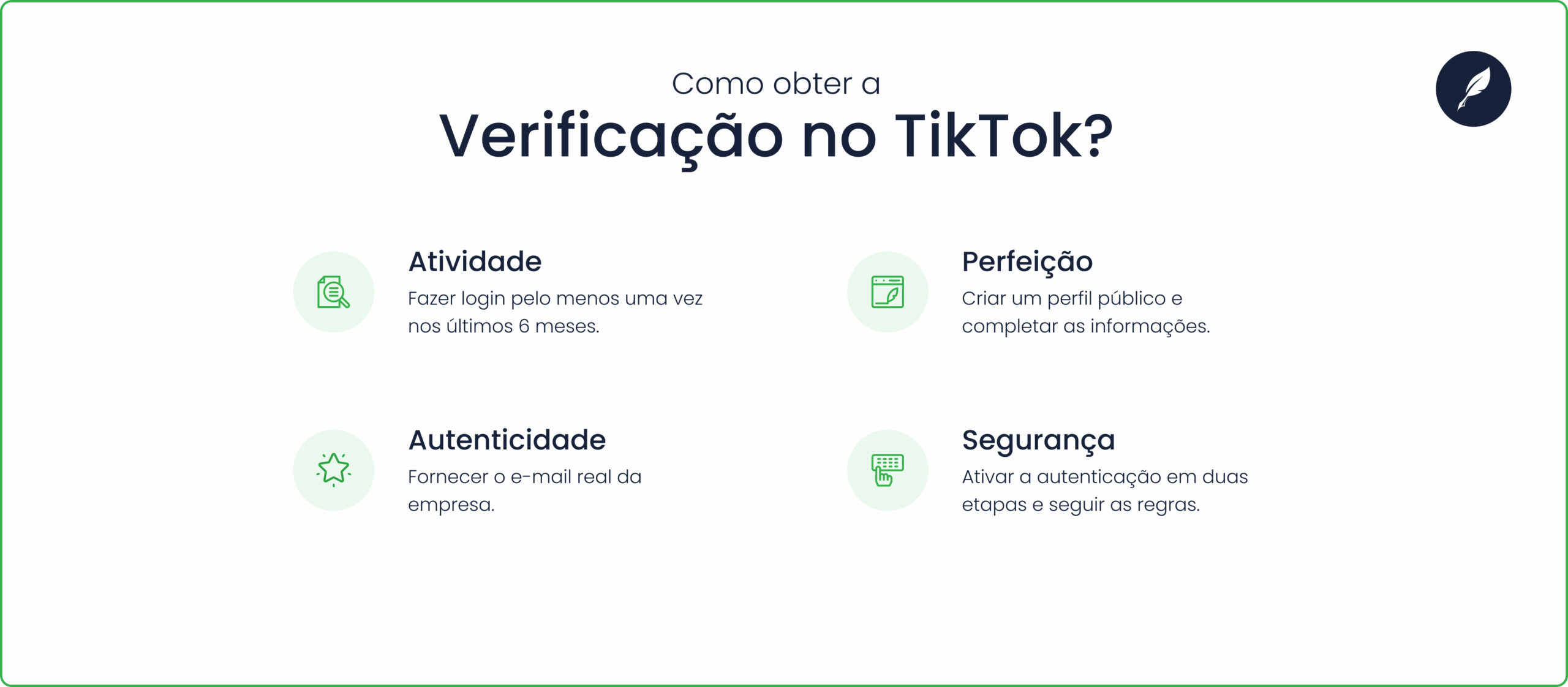 Como obter a verificação no TikTok?